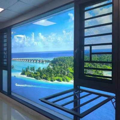 comprar Nivel 6 estanqueidad al agua Ventana de doble pantalla de vidrio de aluminio con banda aislante térmica online manufacture