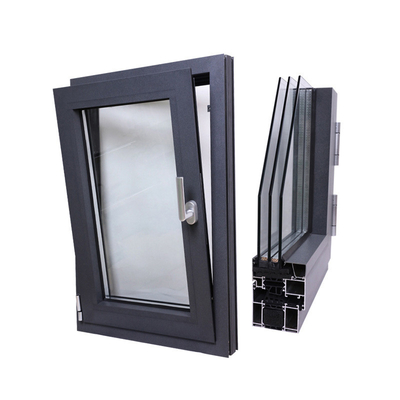 comprar Ventanas deslizantes de inclinación y giro estándar de Australia con espesor de pared de aluminio de 1,4 mm online manufacture