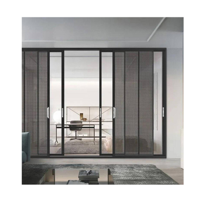 comprar Puertas correderas de aluminio de marco ultra estrecho con un coeficiente de aislamiento térmico K ≤ 2.1 online manufacture