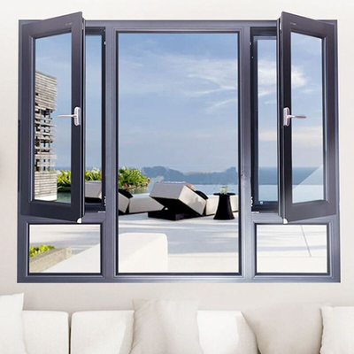comprar Ventana de revestimiento insonorizado de aluminio de hardware original SKATE con estanqueidad al aire de nivel 8 online manufacture