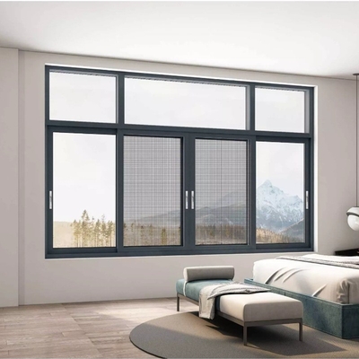 comprar Fuerte capacidad de I + D Diseño personalizado Ventanas corredizas de aluminio insonorizadas con mosquiteros online manufacture