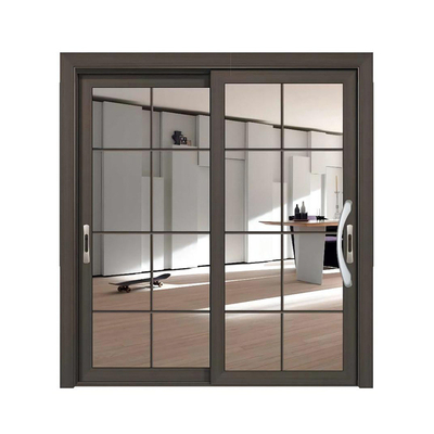 comprar Ventanas correderas de aluminio con monturas y malla de pantalla de acero inoxidable de sellado de 8 vías online manufacture