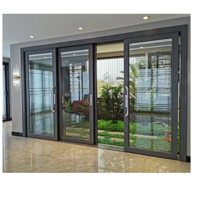 comprar Puerta corredera de aleación de aluminio de doble acristalamiento SKATE con coeficiente de aislamiento acústico de 35 dB online manufacture