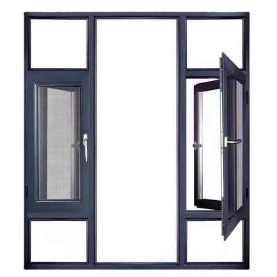 comprar Proyecto de pantalla plegable Ventanas de aluminio con ventana de seguridad con apertura europea estándar online manufacture