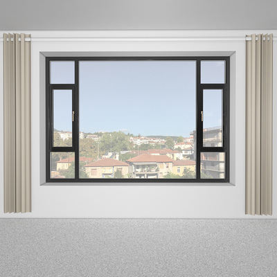 comprar Proyecto de vivienda de aleación de aluminio Puente roto Casement Ventanas con pantalla plegable online manufacture