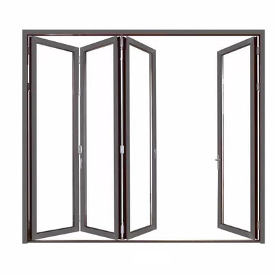 comprar Puerta plegable de cristal de aluminio de balcón de estilo europeo Buena y para actualización de vidrio triplex online manufacture
