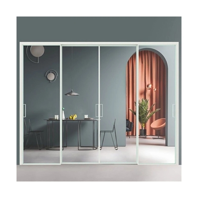 comprar Puerta corredera de vidrio de aluminio para duchas interiores de marco estrecho modernizadas online manufacture