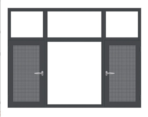 comprar Ventanas de aluminio de casado residencial moderno con sellado de 8 vías y malla de acero inoxidable 304 online manufacture
