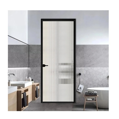 comprar Puertas de vidrio de aluminio de revestimiento de corte térmico de diseño personalizado con actualización de vidrio triplex online manufacture