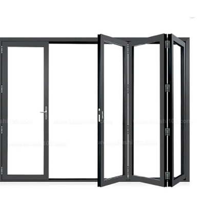 comprar Puertas dobles de aleación de aluminio resistente a la fusión térmica con superficie terminada en color opcional online manufacture