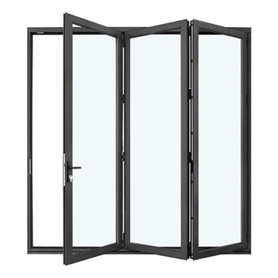 comprar Puertas dobles de aluminio de extremo de patinaje con ruptura térmica y espesor de pared de aluminio de 1,4 mm online manufacture