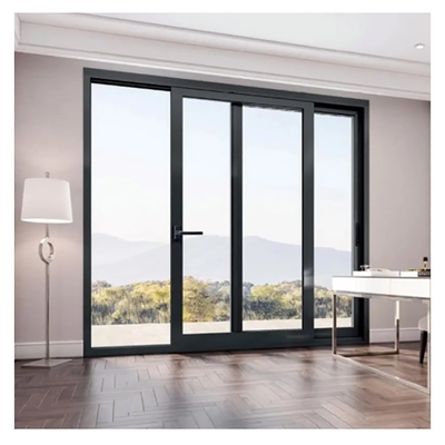 comprar Puerta corredera de doble acristalamiento de aluminio de marco ancho online manufacture