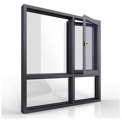 comprar Patrón de apertura horizontal Proyecto comercial Ventanas de doble cristal de aluminio online manufacture