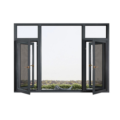 comprar Ventanas modernas de aleación de aluminio impermeable para resistencia a la presión del viento nivel 9 online manufacture