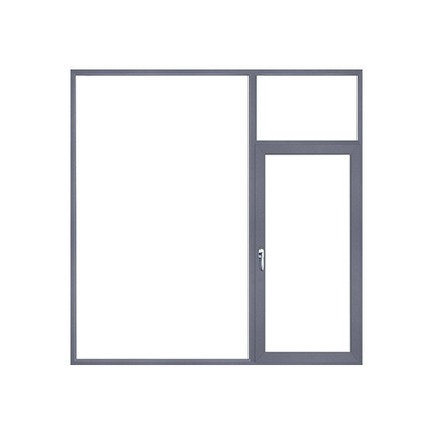 comprar Casa de Villa de aluminio Ventanas de cristal con apertura horizontal y personalización online manufacture