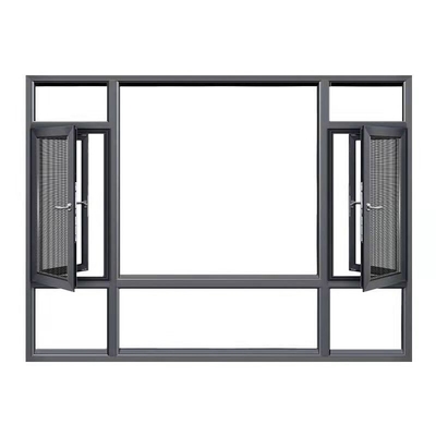 comprar Diseño moderno de ruptura térmica de aluminio de aleación de marco Casement Ventanas para el proyecto de la casa online manufacture