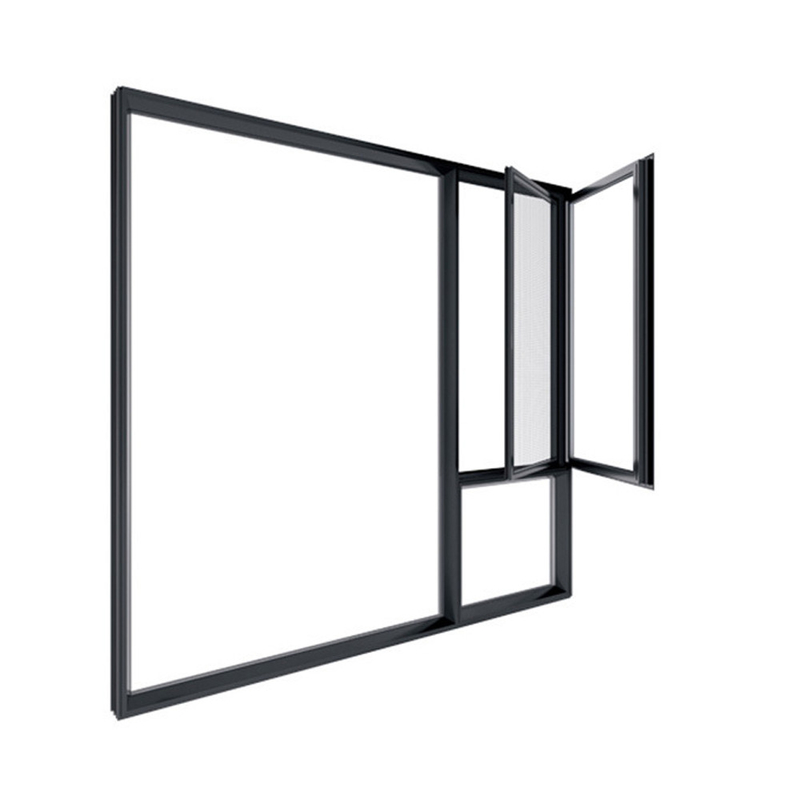 1.4 mm de aluminio de pared de espesor Puente roto Ventanas para diseño de soldadura sin costura