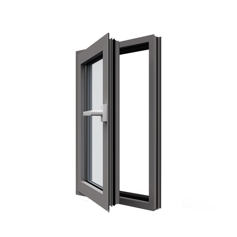 1.4 mm de aluminio de pared de espesor Puente roto Ventanas para diseño de soldadura sin costura