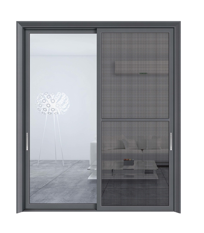 Top- Villa Casa Termal Break Puertas de vidrio de aluminio con pantalla Puertas de bajo valor de K