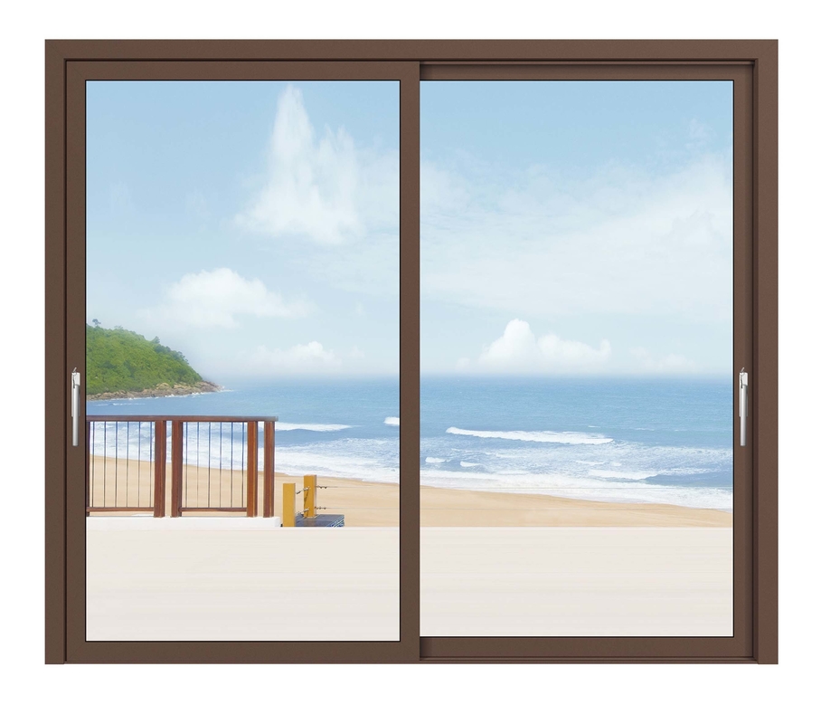 Top- Villa Casa Termal Break Puertas de vidrio de aluminio con pantalla Puertas de bajo valor de K