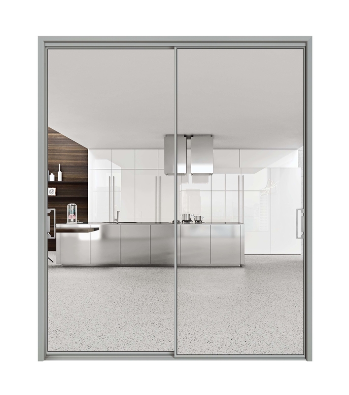 Top- Villa Casa Termal Break Puertas de vidrio de aluminio con pantalla Puertas de bajo valor de K