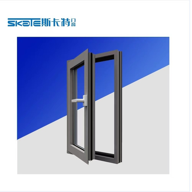 Tipo de cortina colgante Diseño personalizado Ventana de aluminio con un espesor de pared de 1,4 mm