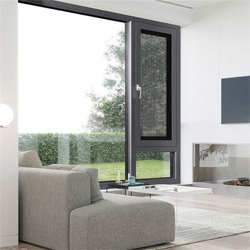 Ventanas inteligentes con marco de aleación de aluminio y coeficiente de aislamiento térmico K valor ≤2.0