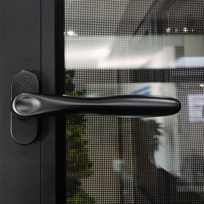 1.4mm espesor de la pared de aluminio Swing abierto ventana francesa para requisitos de diseño personalizado