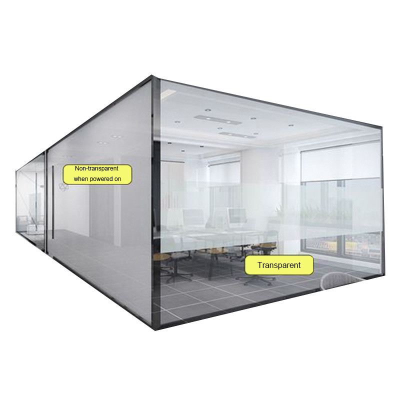 Película de vidrio eléctrico con 10 capas para ventanas y puertas deslizantes de aluminio