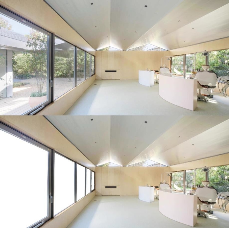 Película de vidrio eléctrico con 10 capas para ventanas y puertas deslizantes de aluminio