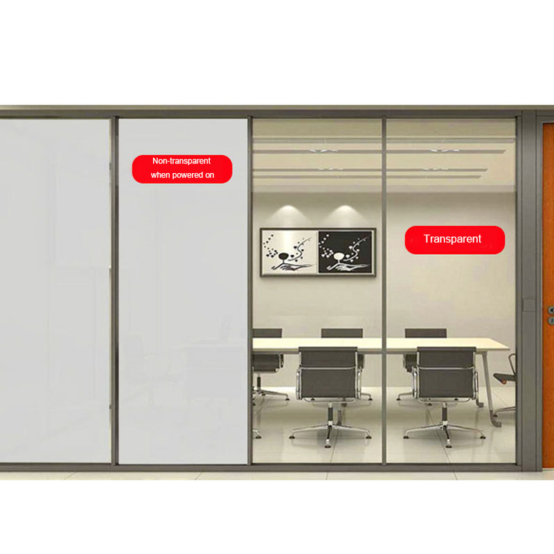 End Tecnología de iluminación Vidrio PDLC eléctrico plano conmutable para ventanas y puertas