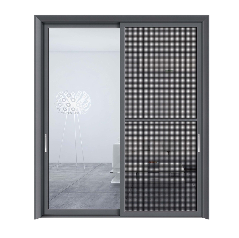 70 Coeficiente de aislamiento térmico Puertas correderas de vidrio de aluminio para diseño contemporáneo