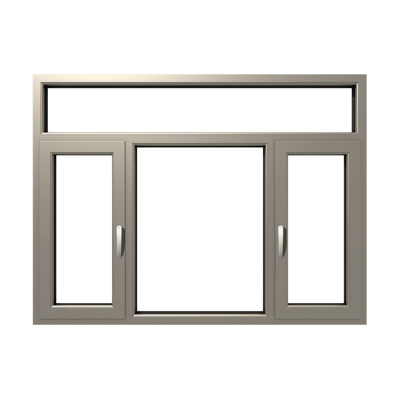 14 capas de sellado de aluminio triple acristalado ventanas para diseño personalizado de vidrio de la villa ventanas