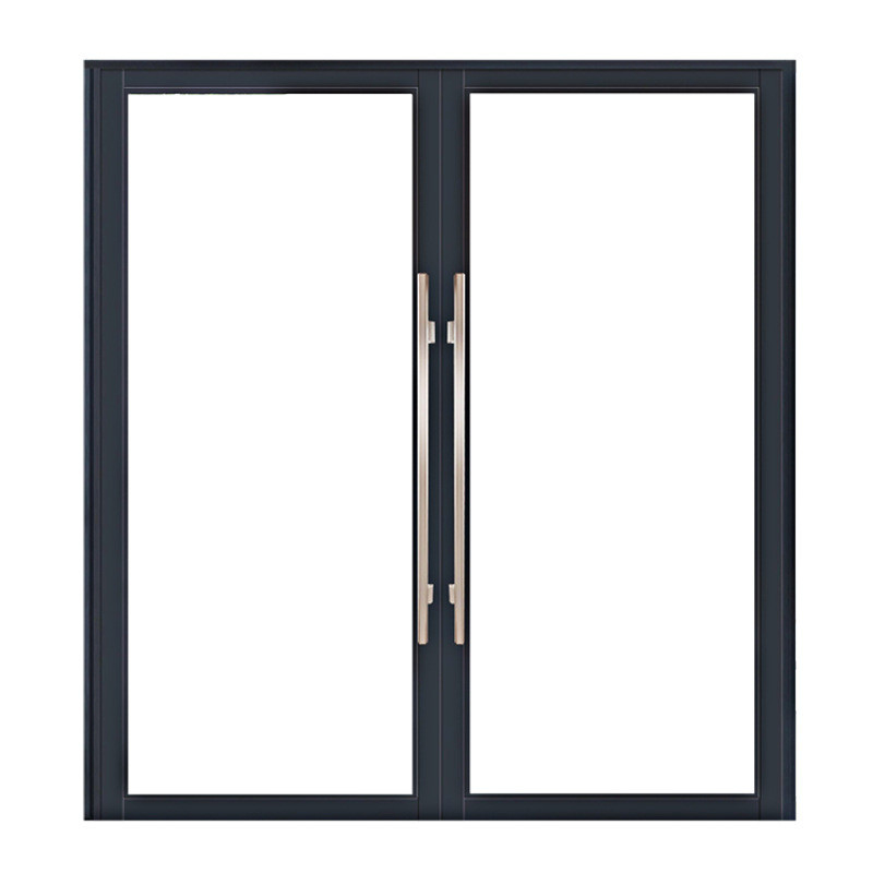 Mejore su espacio con una puerta de resorte de aluminio de doble cristal aislante de sonido y simple