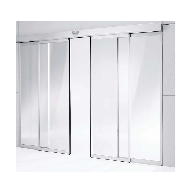 Puerta de vidrio sin marco de aluminio de ruptura térmica de superficie terminada para un rendimiento duradero