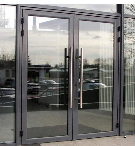 Puerta de resorte comercial de aluminio de diseño moderno para ahorrar energía y durabilidad