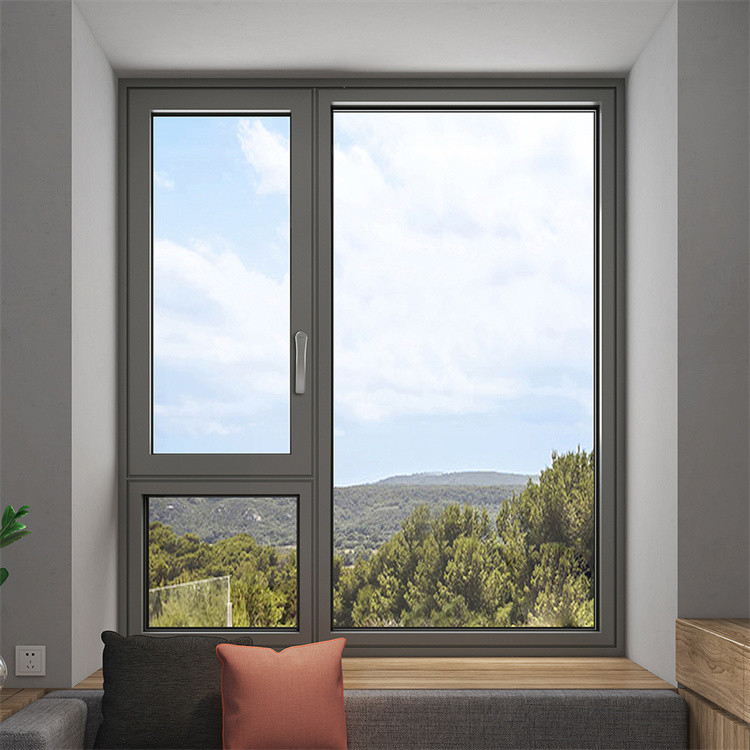 Ventanas de vidrio de aluminio superior con 14 capas de sellado y opción de vidrio triplex