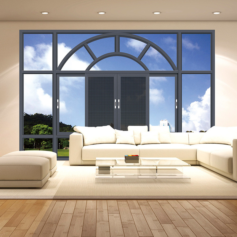 Moderno SKATE 86 ventana de casamento de oscilación para Villa House dentro del estilo de diseño moderno