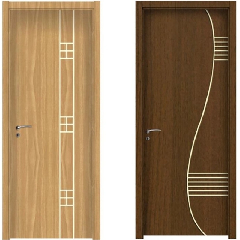 70 mm de ancho últimos diseños cuadros panel interior de la habitación UPVC PVC puertas de casement
