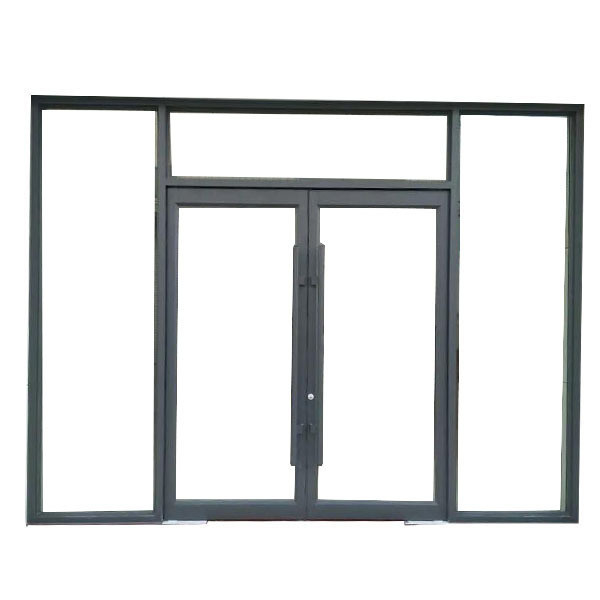 Diseño de la puerta comercial de resorte de aluminio terminado en buena para empujar y tirar método de apertura