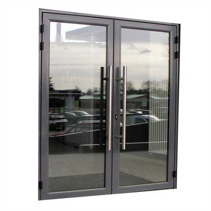 Moderno diseño de aluminio de estructura insonorizada puerta de resorte para empujar y tirar método de apertura