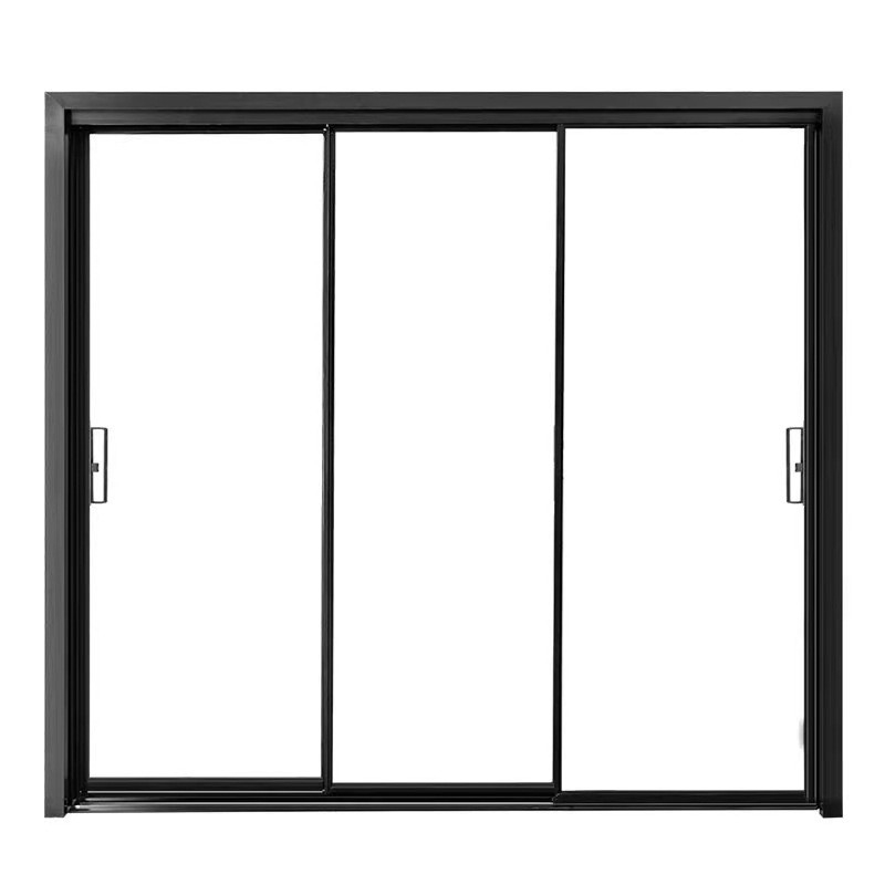Puertas de vidrio correderas de aluminio de 10 capas de sellado personalizables con anchura de marco de ventana de 70 mm
