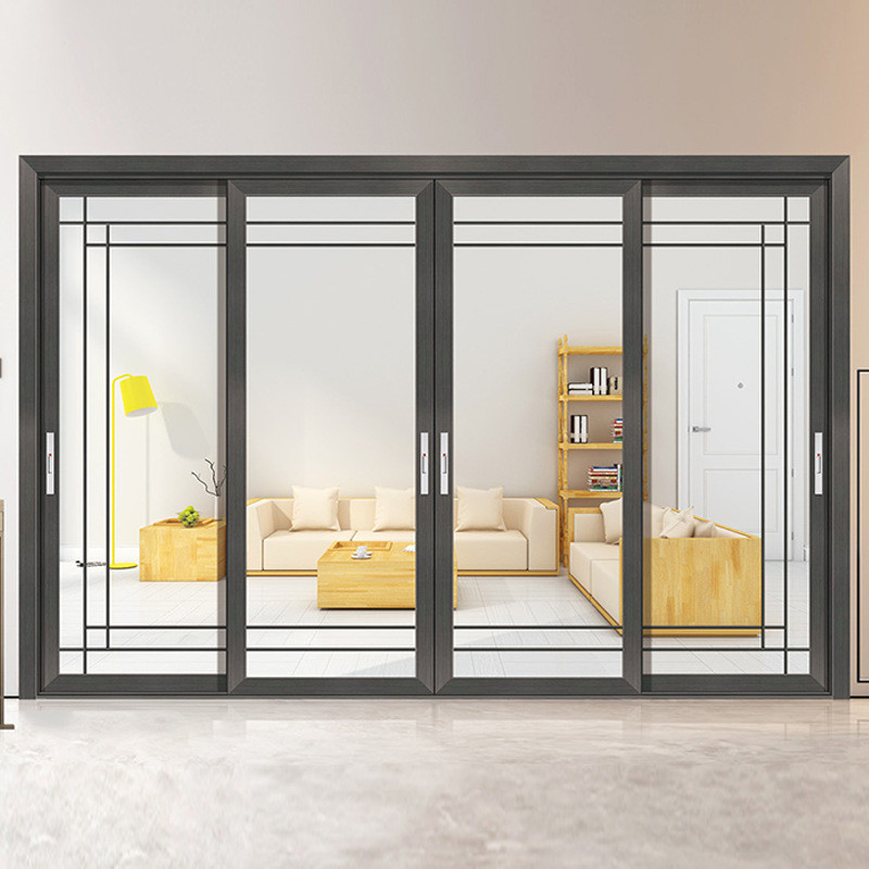 I + D Diseño de cortinas colgantes de aluminio ventanas para terrazas deslizantes / inclinación y apertura giratoria