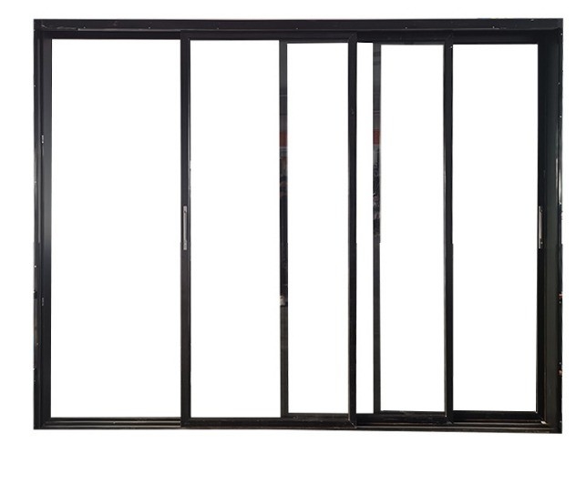 Diseño minimalista de puertas elevadoras y correderas de aluminio resistentes al agua para el mercado norteamericano