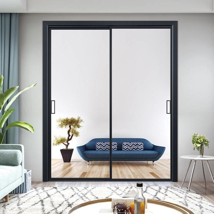 Diseño minimalista de puertas elevadoras y correderas de aluminio resistentes al agua para el mercado norteamericano