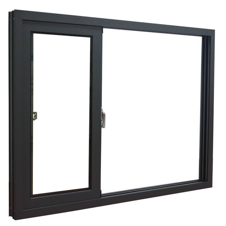 Instalación de producción avanzada de sello de aluminio de 8 vías con ventanas corredizas y tinte negro