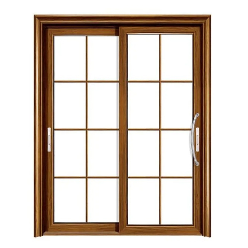 Puerta corredera con elevación duradera y rendimiento espectacular en exterior de aleación de aluminio