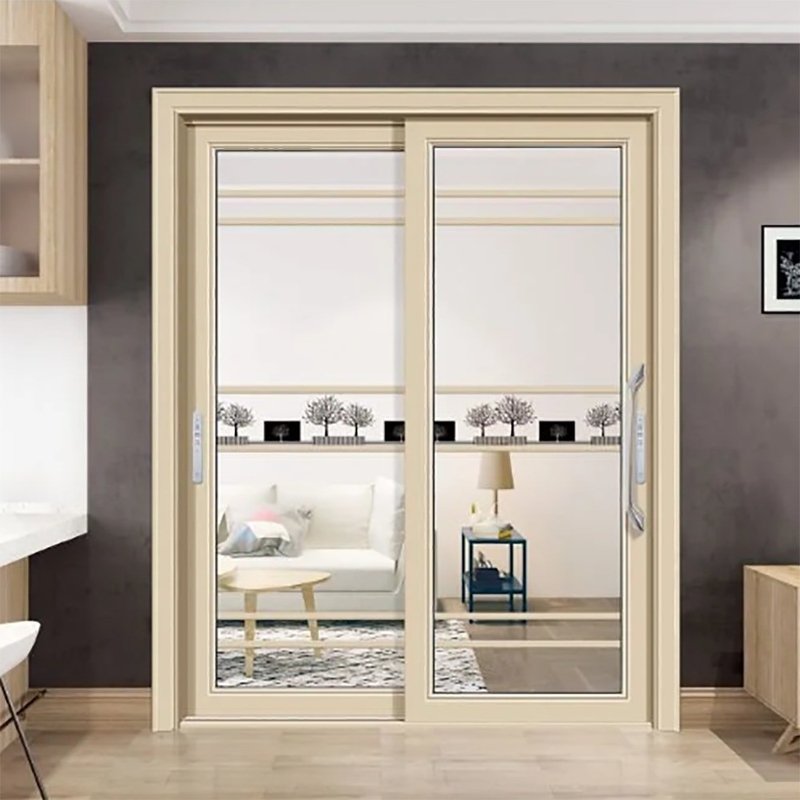 Puerta corredera con elevación duradera y rendimiento espectacular en exterior de aleación de aluminio