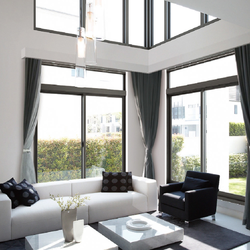 Ventanas deslizantes de aluminio de sello de 8 vías personalizables perfectas para proyectos de decoración del hogar