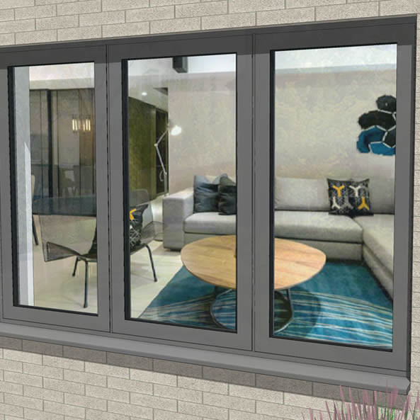 Ventanas deslizantes de aluminio de sello de 8 vías personalizables perfectas para proyectos de decoración del hogar